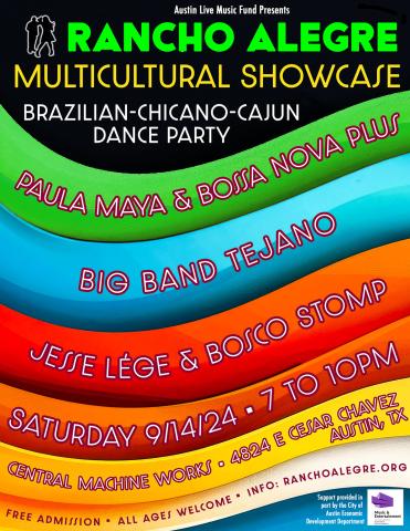 Rancho Alegre Multicultural event 9/14/24 Central Machine Works 